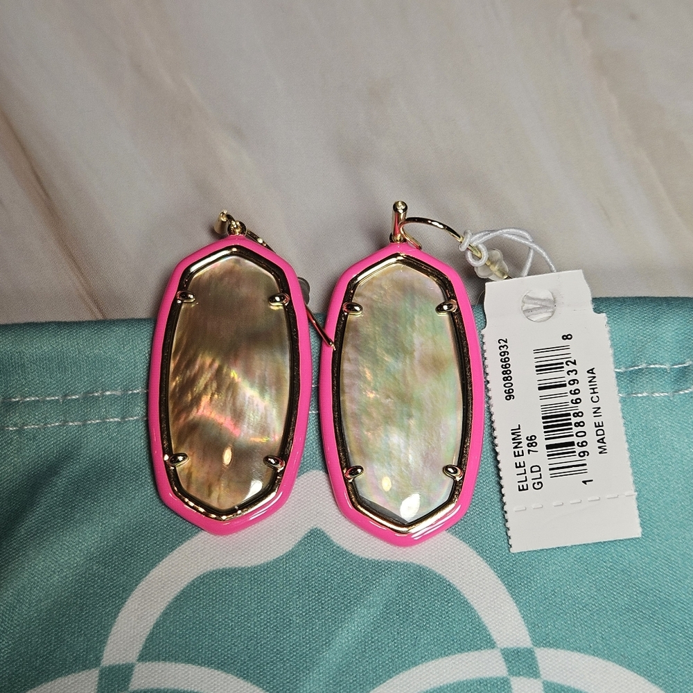 NWT Kendra Scott Enamel Elle Earrings